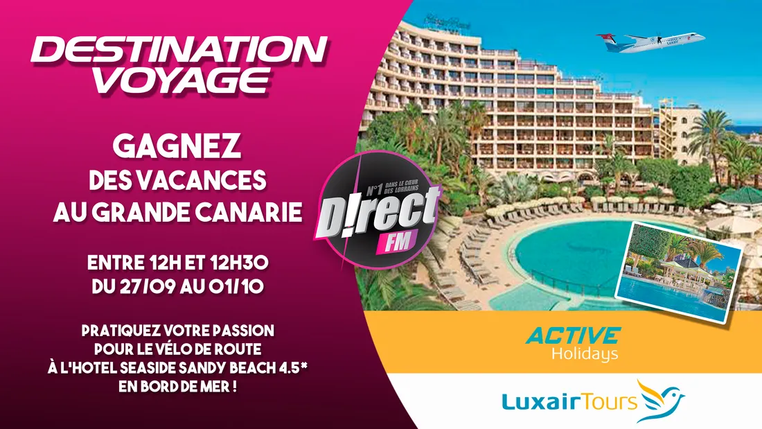 Destination voyage est de retour sur D!RECT FM
